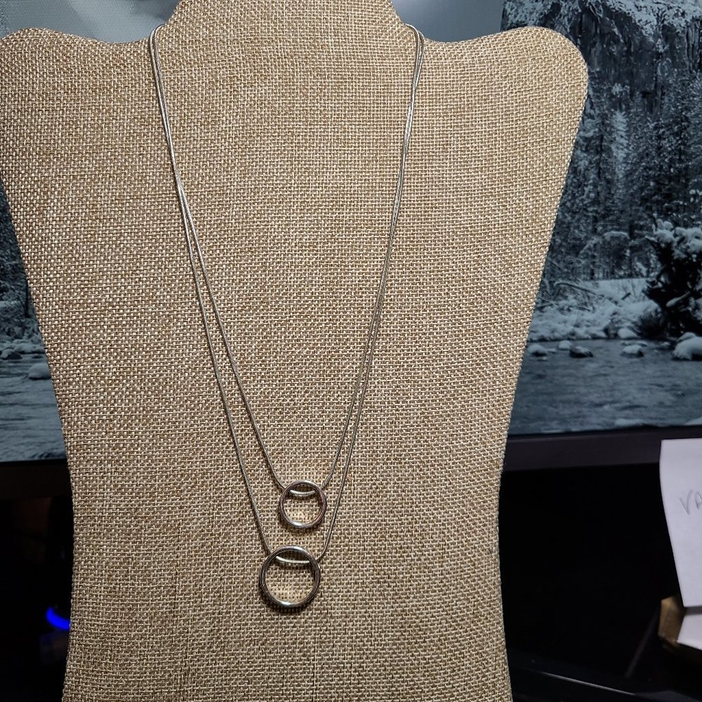 Sterling Silver Layer Necklace